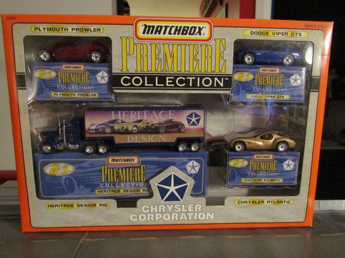 1997 Matchbox Premiere Collection: CHRYSLER CORP.; Four Vehicle Set