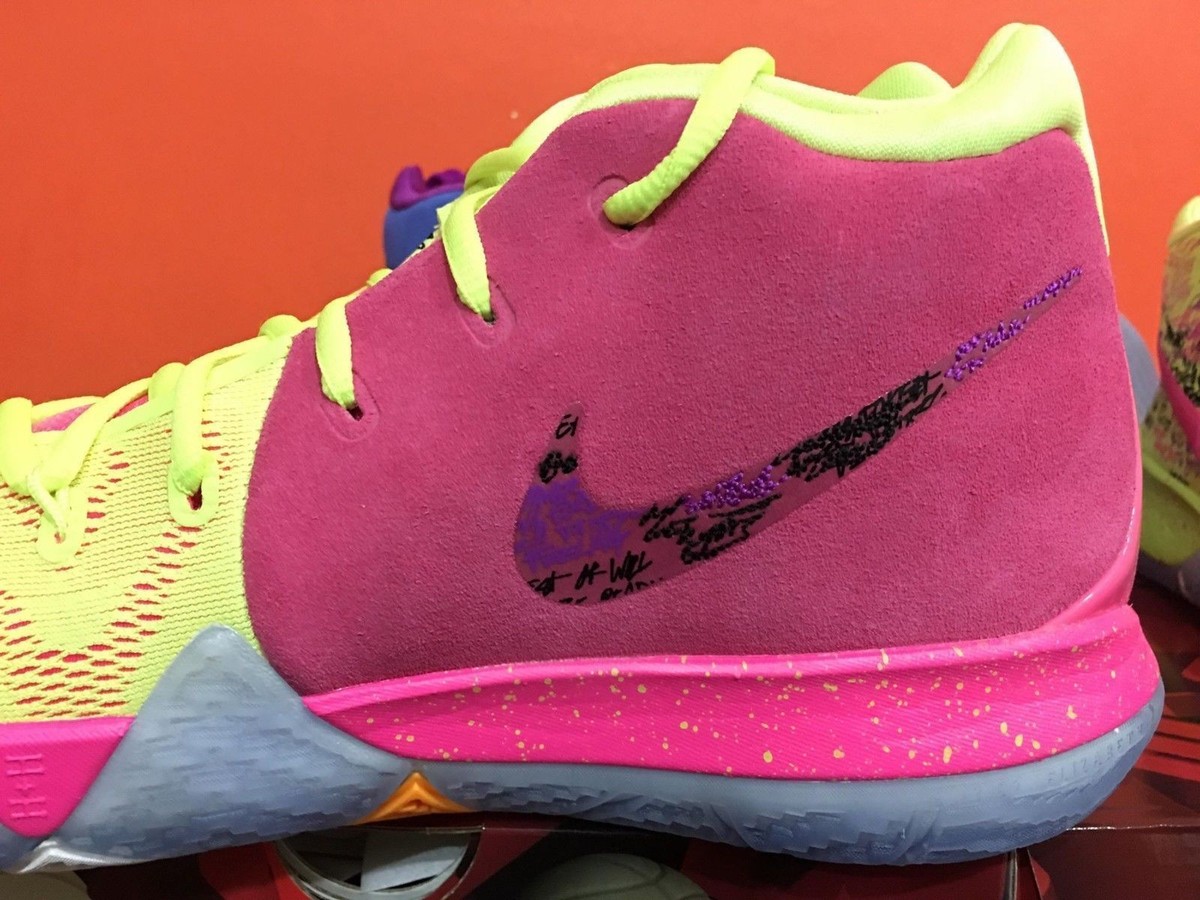 signature shoe player kyrie irving 4 confetti shoes for sale Kyrie Confetti Size 10 Kyrie Classic Deep Royal