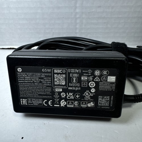 L39752-002 Hp 65W 19,5V 3,33A Adattatore AC 24-DD0056 - Foto 2 di 5