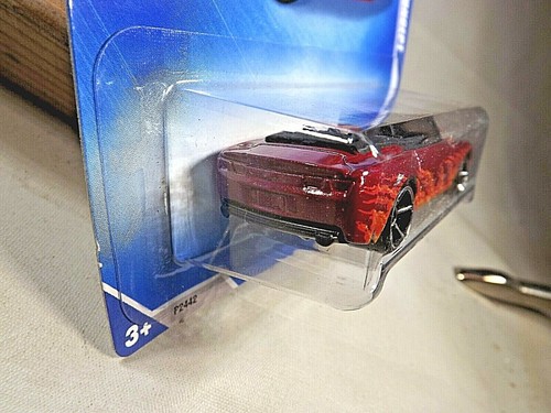 2009 Hot Wheels #122 Heat Fleet 6/10 CAMARO CONVERTIBLE CONCEPT Dark Red w/OH5sp - Picture 5 of 8