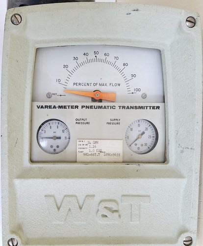 Wallace & Tiernan NU 967 Varea-Meter Pneumatic Transmitter with Joints - Picture 3 of 11