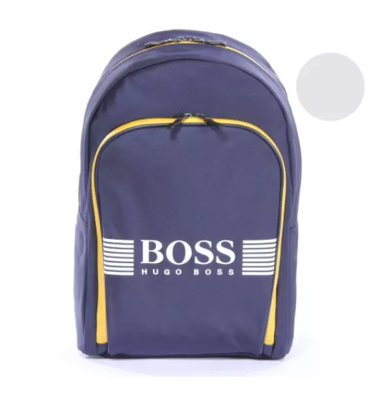 HUGO BOSS MEN S PIXEL BACKPACK 100 POLYAMIDE BACK PACK NAVY BLUE