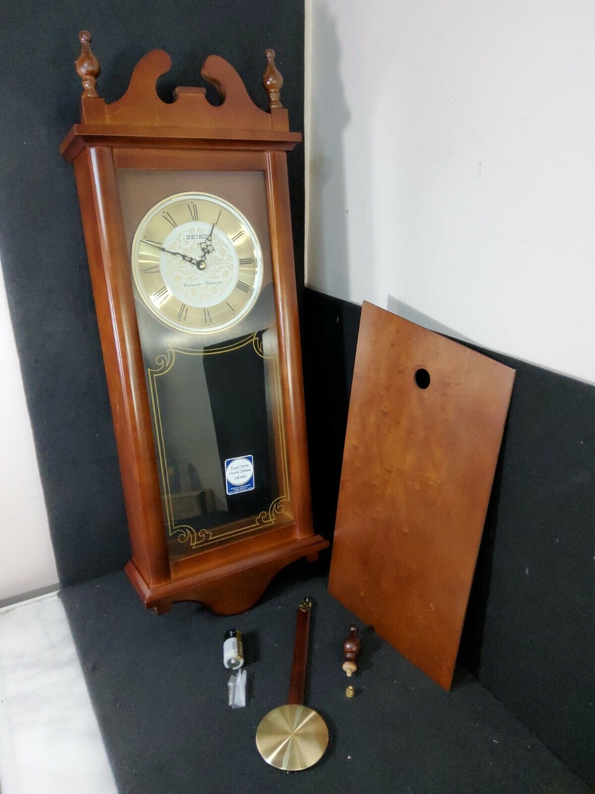 Seiko Quartz Pendulum Wall Clock Westminster Whittington Chimes New in Box  | eBay