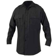 Blauer 8906W,Women's L/S Black, Size 38 Uniform Shirt Poly/Rayon