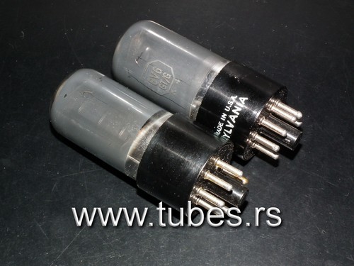6V6GT/G Sylvania NOS Platinum Matched Pair Made in USA Fender Ampeg Messa Gibson - 第 8/8 張圖片