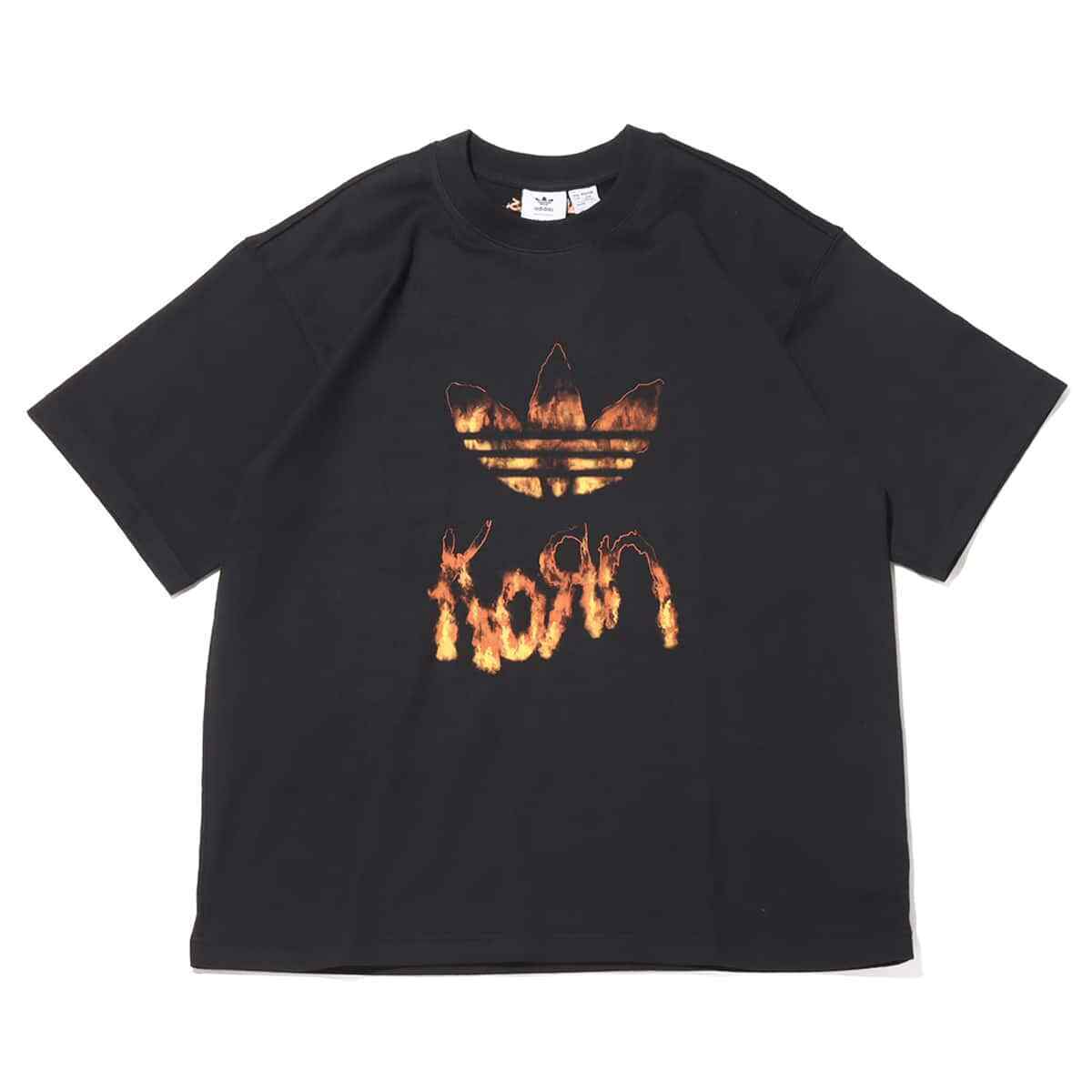 Adidas x Korn Graphic T-Shirt Fire Black Size JP 2XS-2XL Brand New