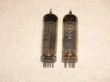 2 x 6CA4-EZ81 Mullard/Eico Tubes*D-Getter*Tested Good*1958-9*#6p