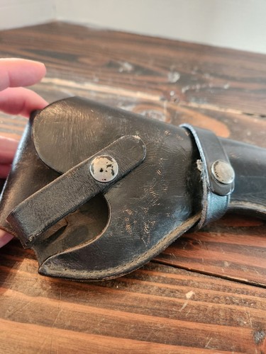 Vintage Leather Brauer Bros. Mfg. Co. St. Louis Mo Pistol Holster H41 Label - Picture 8 of 16
