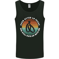48 Year Wedding Anniversary 48th Marriage Mens Vest Tank Top