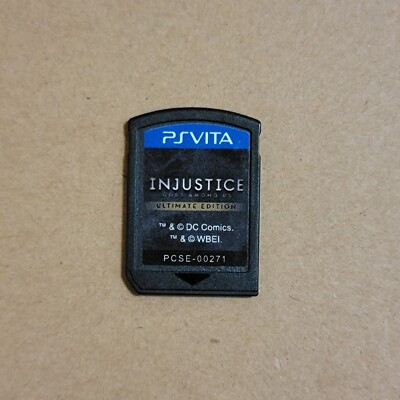 Injustice: Gods Among Us Ultimate Edition - Sony Playstation Vita PS Vita TESTED