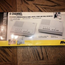 Novi 4 Channel Wireless Intercom Model WI-4C Ideal As Nursery Monitor 