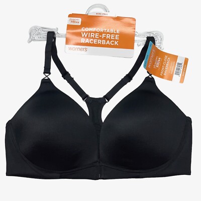 Warner's Bra Wirefree Front Close Racerback Comfort Elements of Bliss RN7061