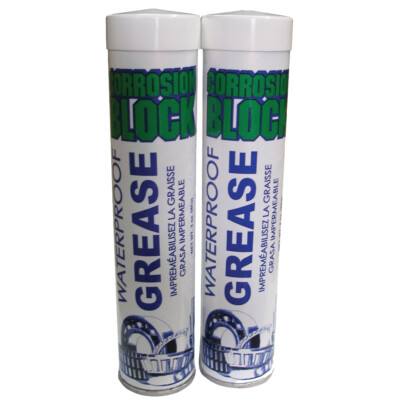 Corrosion Block 25003 High Performance Waterproof Grease 2 3Oz Cartridges Non-H