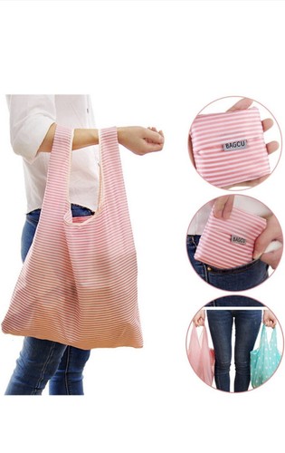 1PC Reusable Foldable Light Shopping Bag Waterproof Large Capacity Pocket Size - Picture 6 of 12