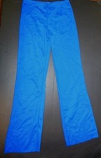 NWOT Cracker Jack Royal Blue Pants Intermediate Child 26" inseam polyester knit