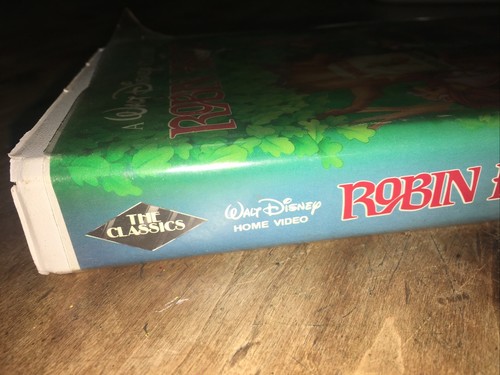 Robin Hood Black Diamond Edition Walt Disney Classics VHS Animation - Imagen 4 de 9