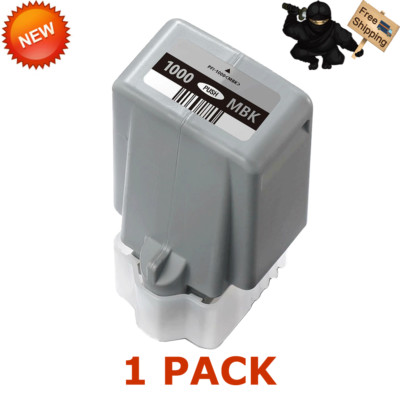 1 PK PFI-1000 MBK Matte Black ink for Canon imagePROGRAF PRO-1000 #0545C002