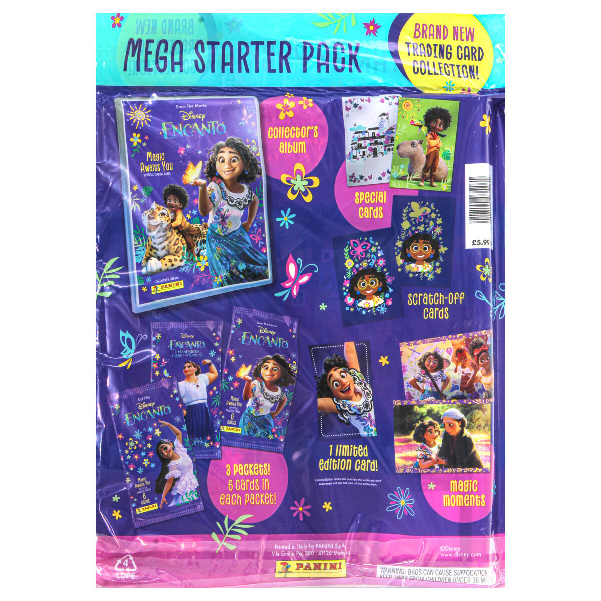 Thumbnail - Panini Disney Encanto Sammelkarte Sammlung Startpackung Brandneu