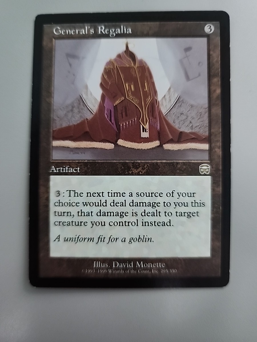 MTG General's Regalia Mercadian Masques 295/350 Regular Rare