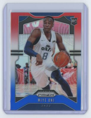 2019-20 Panini Prizm Red White Blue Miye Oni Rookie Basketball Cards #300