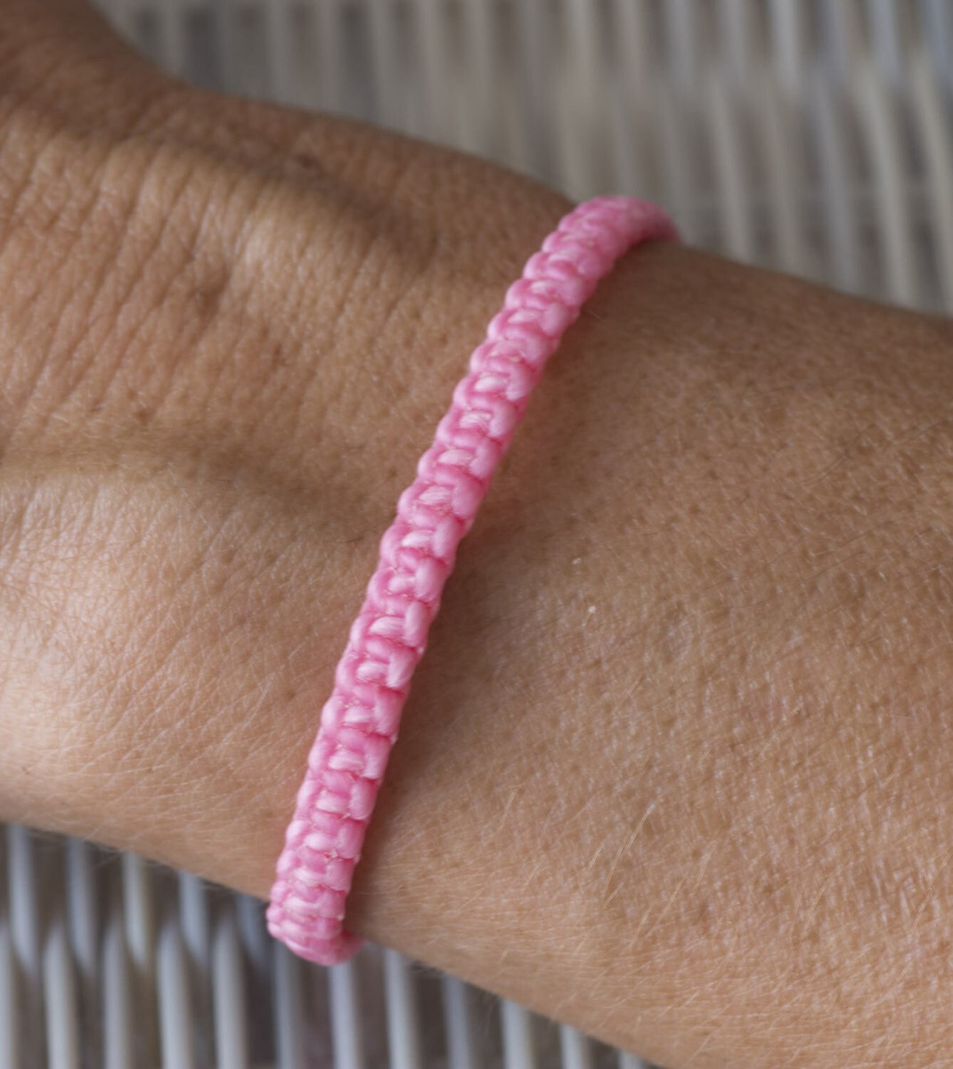 Lot de bracelets d'amitié tressés blancs avec cordon ciré
