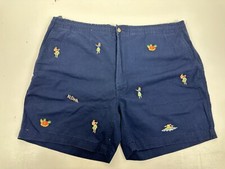 Polo Ralph Lauren Classic 6" Drawstring Shorts Hula girls Navy size XXL All Over