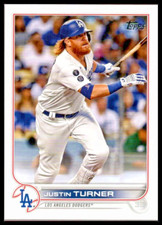 2022 TOPPS #257 JUSTIN TURNER LOS ANGELES DODGERS