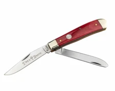 Boker Traditional Series 2.0 Trapper Red Bone Pocket Knife Slipjoint - 110830