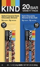 Kind Protein Bar, Variety Pack, 1.4 oz, 20-co...