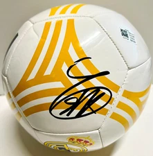 Real Madrid CF Endrick Moreira Signed Adidas Soccer Ball Beckett Witnessed