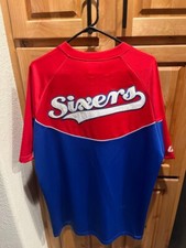 PHILADELPHIA 76'ERS HARDWOOD CLASSICS BASKETBALL JERSEY SIZE LARGE NEW WITH TAGS