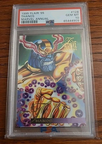 Flair '95 Marvel Annual 1995 #128 Thanos - PSA 10 GEM MT