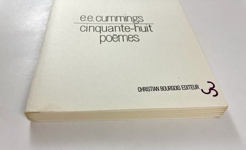 E. E. Cummings 58 Poems cinquante-huit poems Bilingual Ed. English /French 1968 - Picture 7 of 16