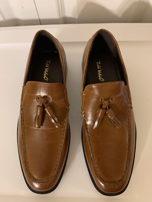 Todd Welsh mens sz 5 Brown faux‎ Leather Felix loafer Shoes Man BROWN Loafers in Leather XXM0ZF0Q920D9C9CS801 | Tods main image 4