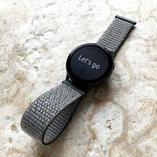 Green Olive Nylon Hook and Loop Band for Garmin Vivoactive 6 5 3 and Music -B20