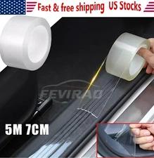 Car Accessorie Door Plate Sill scuff Covers Anti Scratch Decal Sticker-Protector
