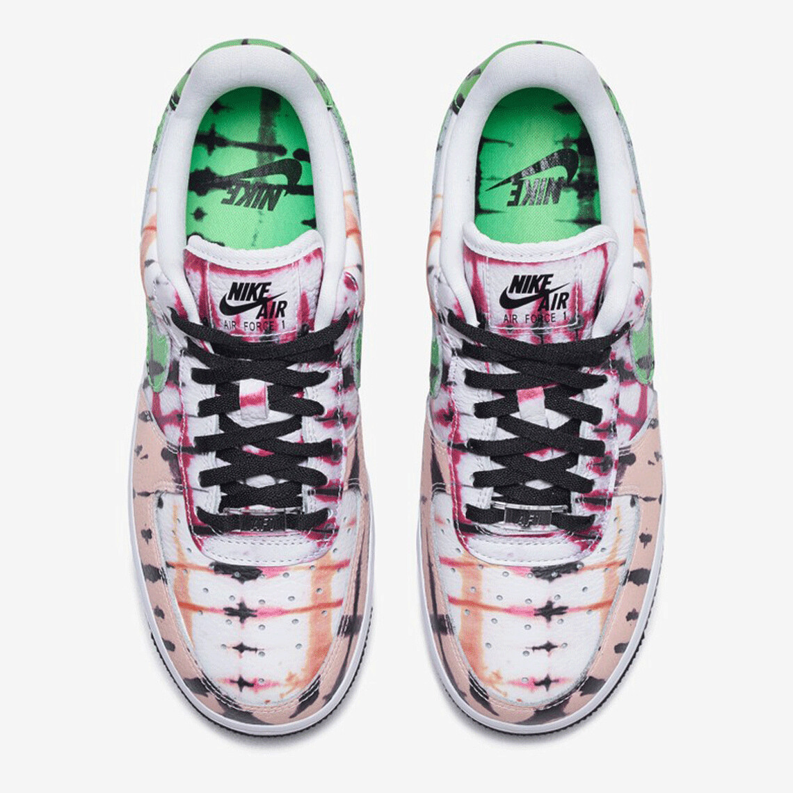 Size 6 - Nike Air Force 1 Black Tie Dye W for sale online | eBay