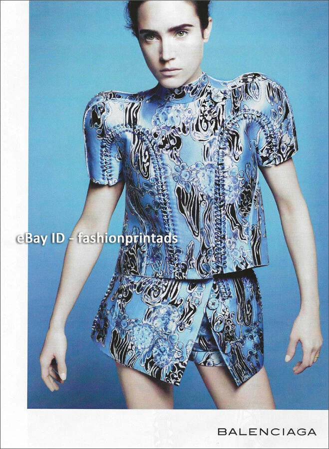 BALENCIAGA 3 Page Magazine PRINT AD Spring 2008 JENNIFER CONNELLY