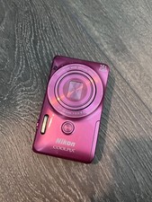 NEAR MINT Nikon COOLPIX S6900 Pink 16.0MP Digital w/ 2 Batteries Charger