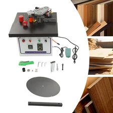 1200W Portable Edge Bander Machine Double Side Gluing Wood Banding Machine 110V