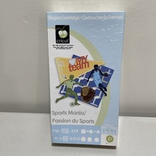 Cricut Shapes Cartridge ~ Sports Mania ~ Link Status Unknown ~ Complete ~ 2008