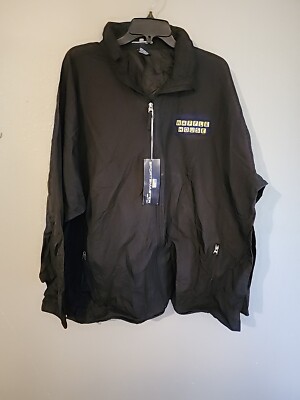Waffle House NWT Black Full Zip Windbreaker Jacket Uniform