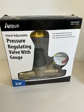 Apollo 69ELF114TWG Pressure Reducing Valve with Gauge