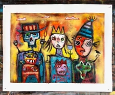 "ROYAL FAMILY"...is THIS your LIFE?...ART...Contemporary Canvas...painting