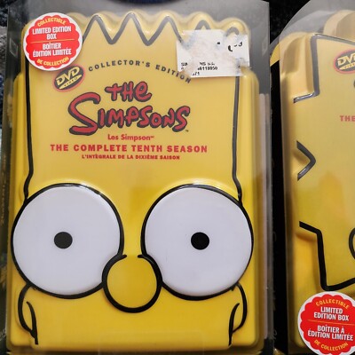 非売品　コンプThe Simpsons DVDボックスセット Lot 8 The Simpsons DVD Box Set Molded Head Collectors