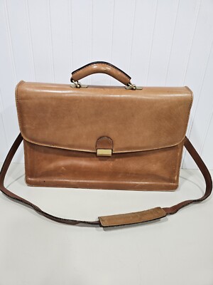 Jack Georges ELEMENTS PROFESSIONAL LEATHER BRIEFCASE Men Bag