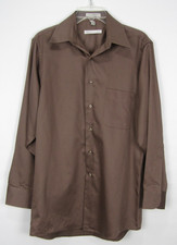 Geoffrey Beene Long sleeve Men's Shirt  Sateen Material  Size M