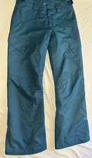 The North Face Women's Size Medium Turquoise APEX Ski Fleece Lined Snowpant