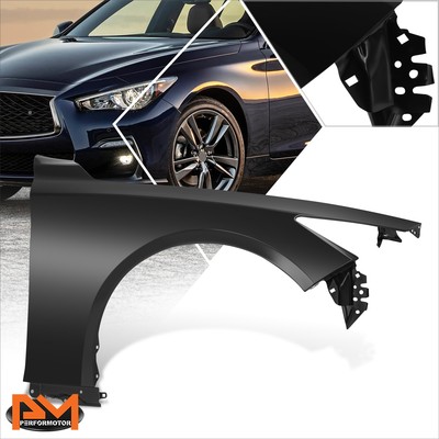 For 14-23 Infiniti Q50 Hybrid Primered Black Front Passenger Side Fender Panel