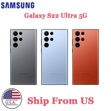 New Samsung Galaxy S22 Ultra 5G S908U 256GB GSM CDMA Unlocked Smartphone Android